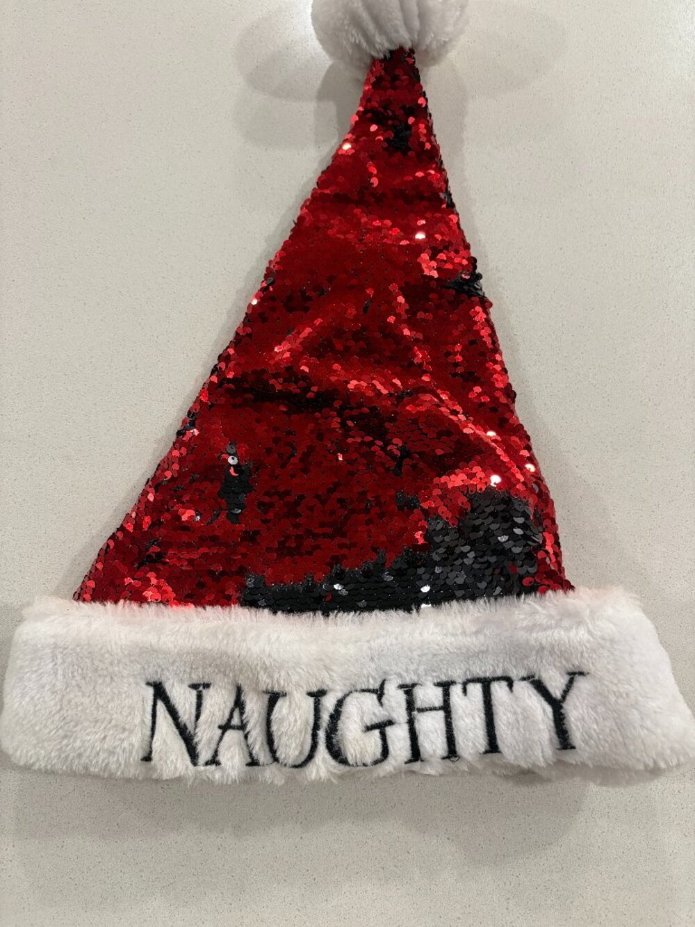 CHRISTMAS HAT "NAUGHTY / NICE"